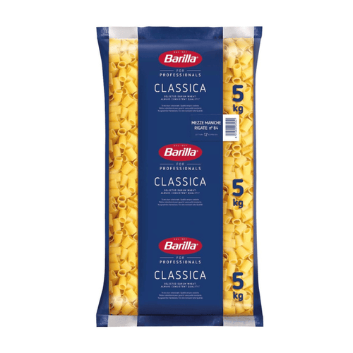 Barilla Mezze Maniche Rigate Bulk Pasta, 11 Lb Pasta & Dry Goods Barilla 