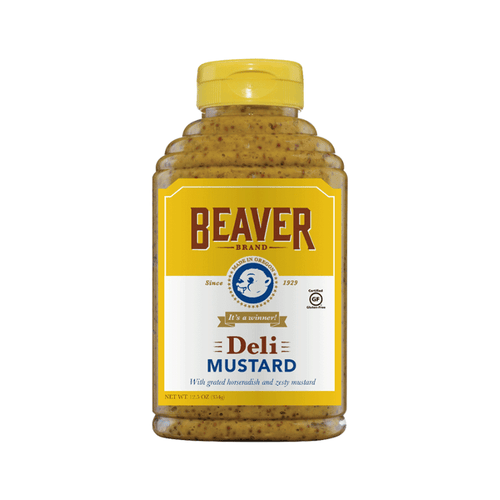 Beaver Brand Deli Mustard, 12.5 oz Sauces & Condiments Beaver brand 