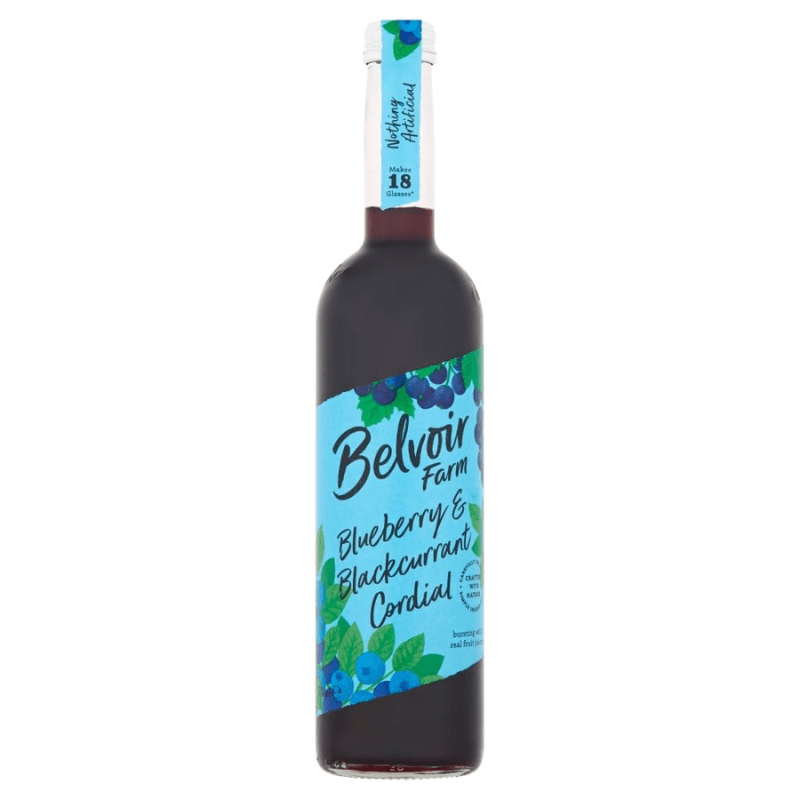 Blue Raspberry Cordial Belvoir Blueberry & Blackcurrant Cordial, 16.9 oz | Supermarket Italy