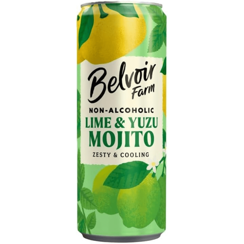 Belvoir Farm Lime & Yuzu Mojito Mixer, 8.4 oz [4 Pack] Beverages Belvoir 