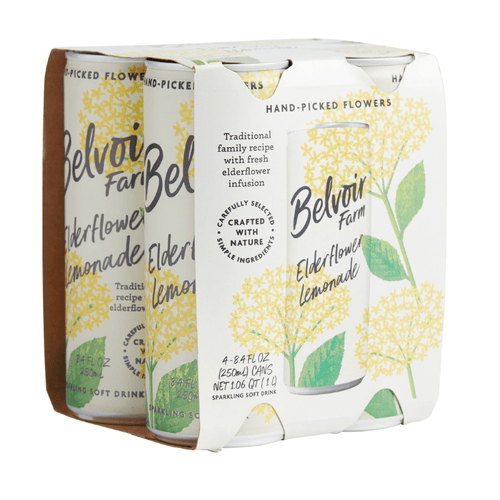 Belvoir Farm Sparkling Elderflower Lemonade 8.4 fl oz (4 Pack) Beverages Belvoir 