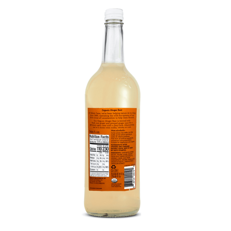 Belvoir Organic Non-Alcoholic Ginger Beer, 25.4 oz Beverages Belvoir 