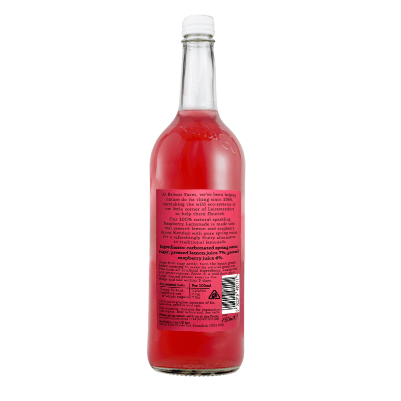 Belvoir Raspberry Lemonade, 25.4 oz For The Bar Belvoir 