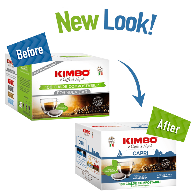 [Best Before: 01/06/25] Kimbo Capri Espresso Compostable Pods, 100 Pods Coffee Kimbo Coffee 