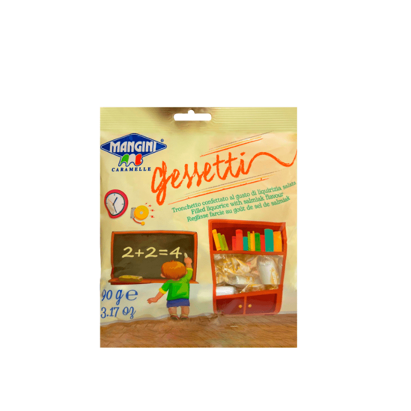 [Best Before: 01/30/24] Mangini Gessetti Licorice Candy, 3.17 oz Sweets & Snacks Mangini 