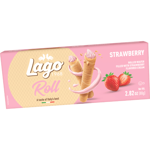 [Best Before: 01/31/2026] Gastone Lago Strawberry Roll Break, 2.82 oz Sweets & Snacks Gastone Lago 