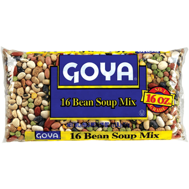 [Best Before: 02/20/27] Goya 16 Bean Soup Mix, 16 oz Pasta & Dry Goods Goya 