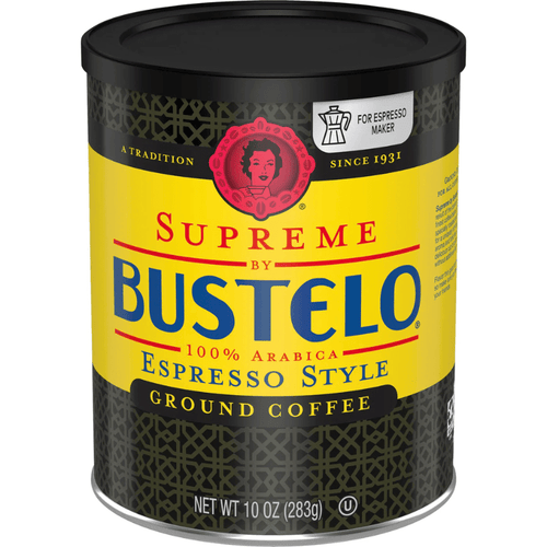[Best Before: 03/14/2026] Bustelo Espresso Style Ground Coffee Tin, 10 oz Coffee Bustelo 