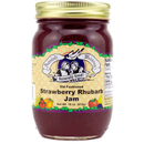 [Best Before: 03/31/2026] Amish Wedding Old Fashioned Strawberry Rhubarb Jam, 18 oz Pantry Amish Wedding 