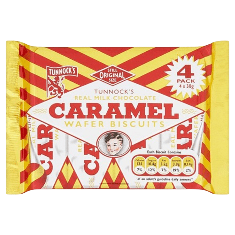 [Best Before: 04/19/25] Tunnock's Real Milk Chocolate Caramel Wafer Biscuits, 120g Sweets & Snacks Tunnock's 