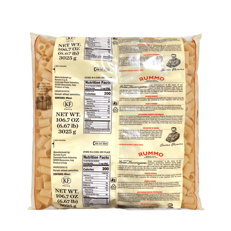 [Best Before: 04/30/2027] Rummo Mezzi Rigatoni
