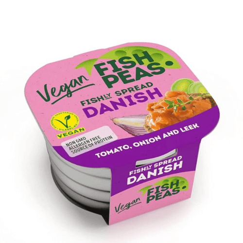 [Best Before: 05/18/28] Fish Peas Vegan Fishly Spread Danish, 125g Pantry Fish Peas 