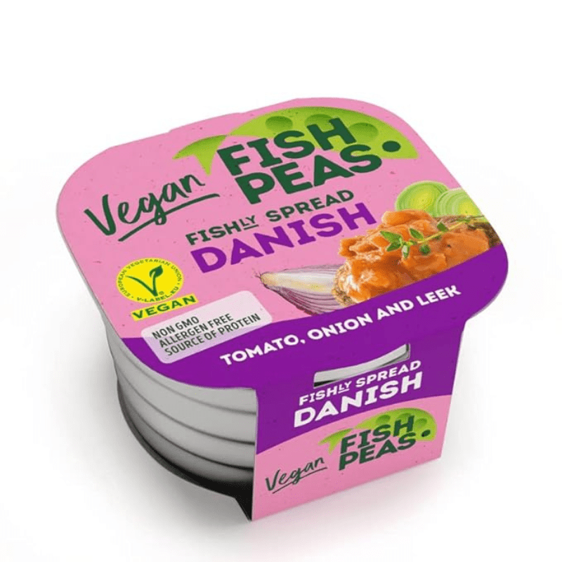 [Best Before: 05/18/28] Fish Peas Vegan Fishly Spread Danish, 125g Pantry Fish Peas 