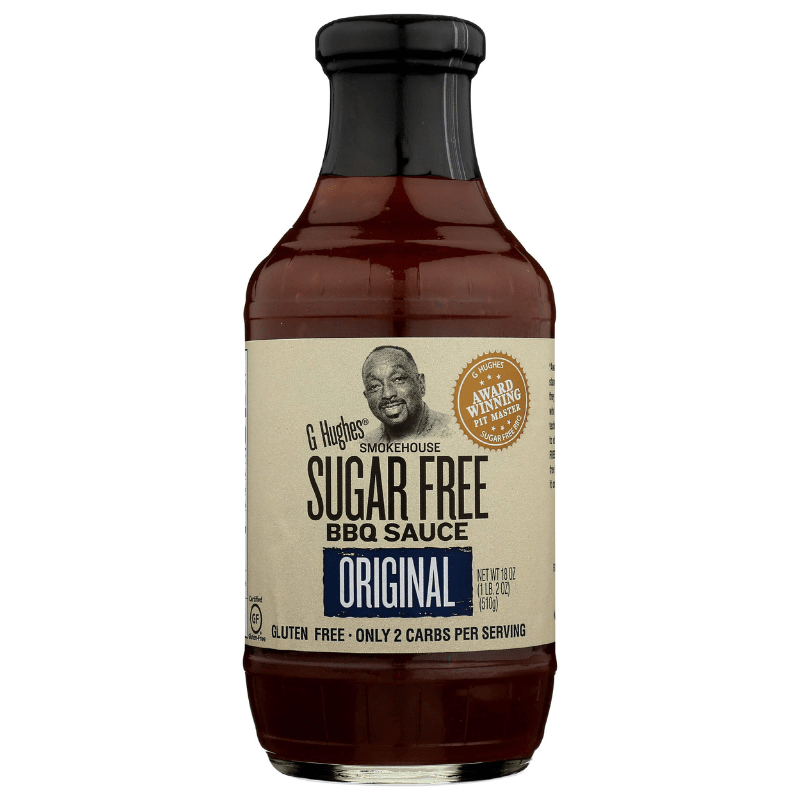 [Best Before: 05/26/2026] G Hughes Smokehouse Sugar Free BBQ Sauce Original, 18 oz Sauces & Condiments G Hughes 