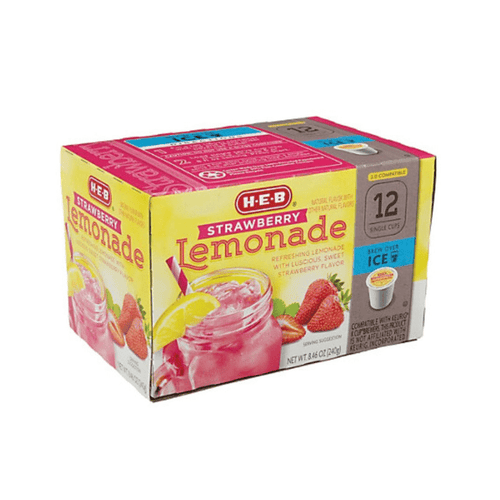 [Best Before: 07/01/25] HEB Strawberry Lemonade Capsules, 12 Pack Beverages HEB 