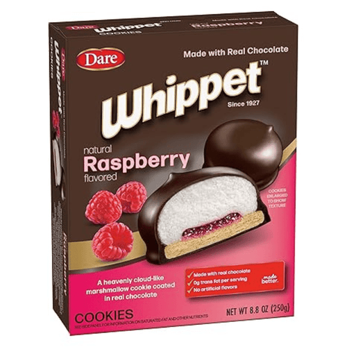 [Best Before: 08/02/2025] Dare Whippet Raspberry Cookies, 8.8 oz Sweets & Snacks Dare 