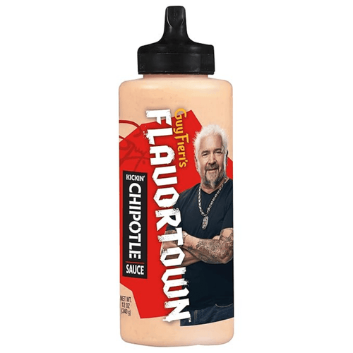 [Best Before: 08/03/2025] Guy Fieri's Flavortown Kickin' Chipotle Sauce, 12 oz Sauces & Condiments Guy Fieri's 
