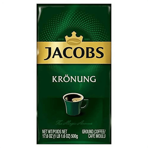 [Best Before: 08/15/25] Jacobs Kronung Roast and Ground Coffee, 17.6 oz Coffee Jacobs 