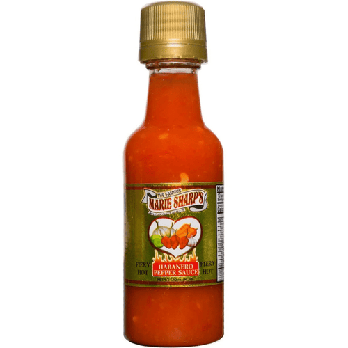 [Best Before: 08/26/27] Marie Sharp's Fiery Hot Habanero Pepper Sauce, 1.69 oz Sauces & Condiments Marie Sharp's 