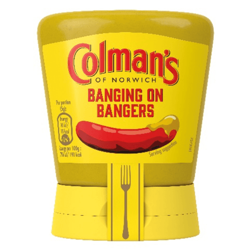 [Best Before: 09/30/2025] Colman's Banging on Bangers English Squeezy Mustard, 5.3 oz Sauces & Condiments Colman's 
