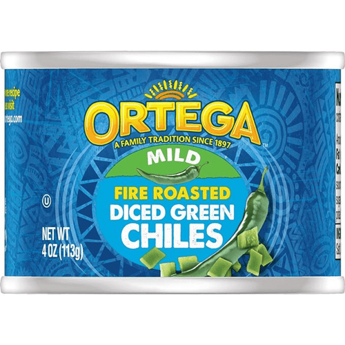 [Best Before: 10/21/24] Ortega Mild Fire Roasted Diced Green Chiles, 4 oz Fruits & Veggies Ortega 