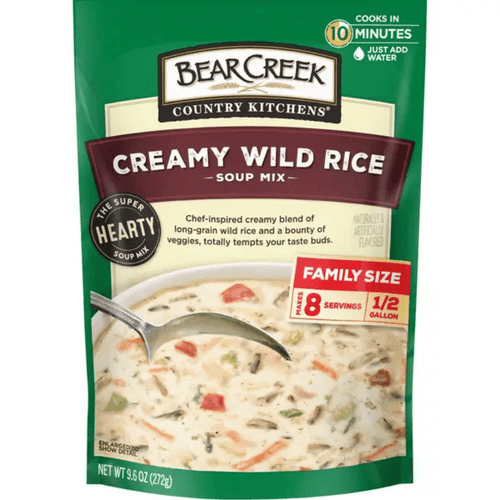 [Best Before: 11/16/2025] Bear Creek Creamy Wild Rice Soup Mix, 9.6 oz Pantry Bear Creek 