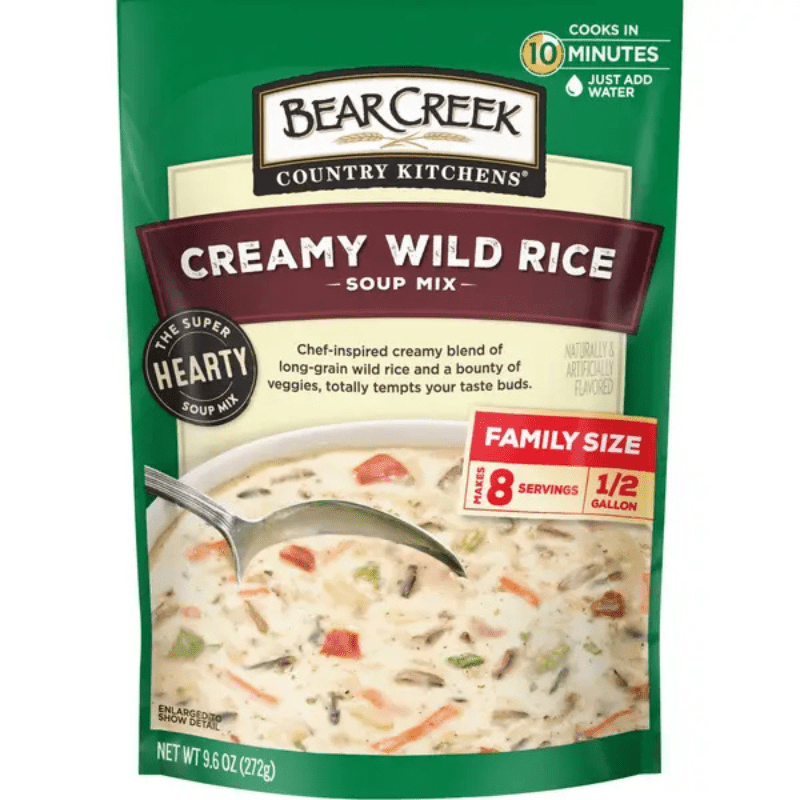 [Best Before: 11/16/2025] Bear Creek Creamy Wild Rice Soup Mix, 9.6 oz Pantry Bear Creek 