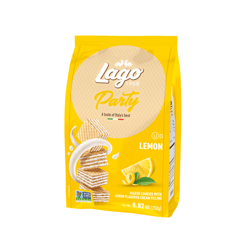 [Best Before: 11/30/2026] Gastone Lago Lemon Wafers, 8.8 oz Sweets & Snacks Gastone Lago 
