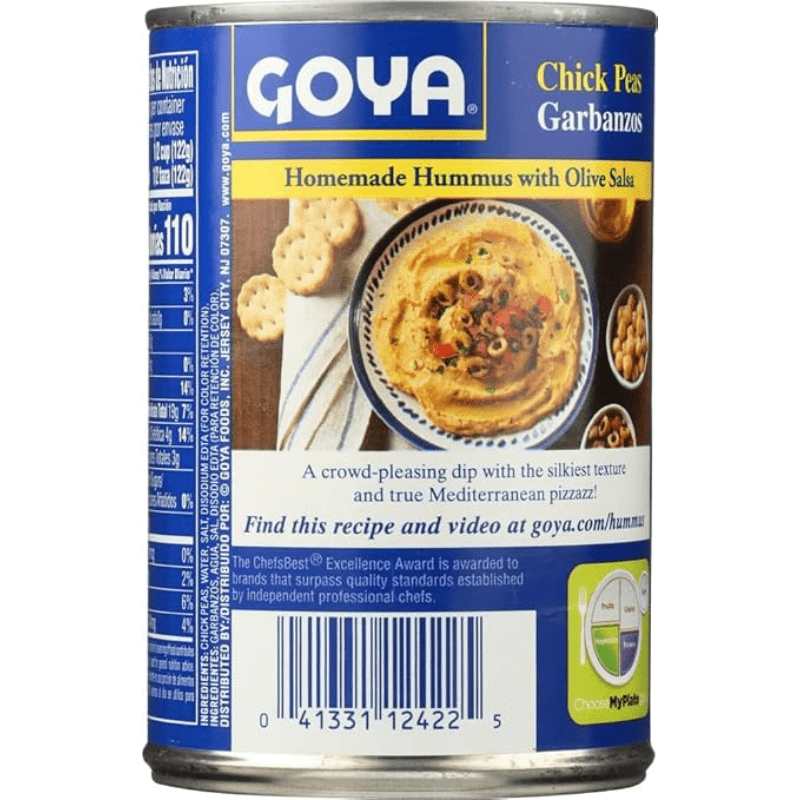 [Best Before: 12/18/28] Goya Chick Peas, 15.5 oz Pasta & Dry Goods Goya 