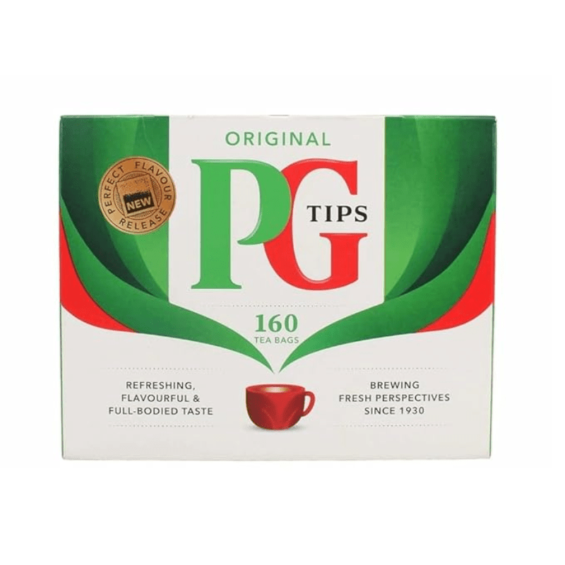 [Best Before: 12/31/2025] PG Tips Black Tea Bags, 160 Count Tea PG Tips 