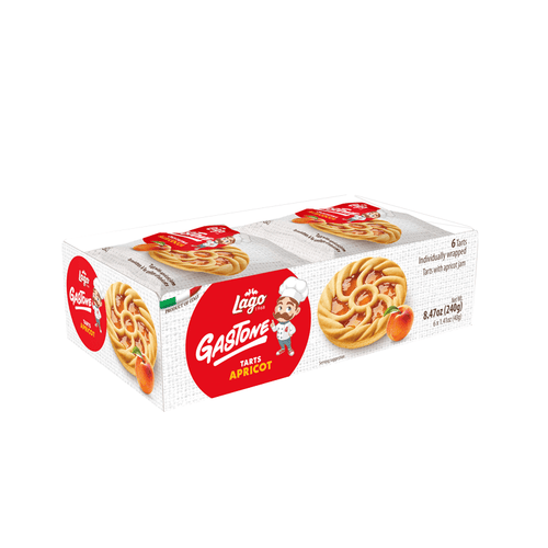 [Best Before: 12/31/2026] Gastone Lago Apricot Crostatine 8.47 oz Sweets & Snacks Gastone Lago 