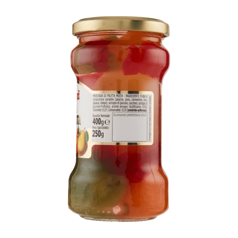 [Best Before: 4/12/24] Vergani Mostarda Mixed Fruit Chutney Jar, 14.11 oz (400 g) Sweets & Snacks Vergani 