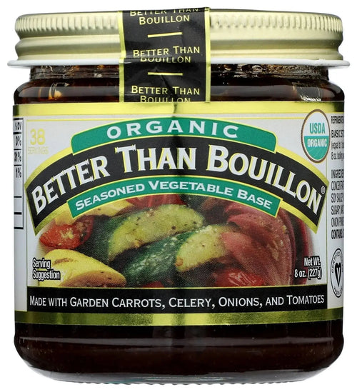Better than Bouillon Organic Seasoned Vegetable Base, 8 oz[Best Before: 11/07/2026] Sauces & Condiments Better than Bouillon 