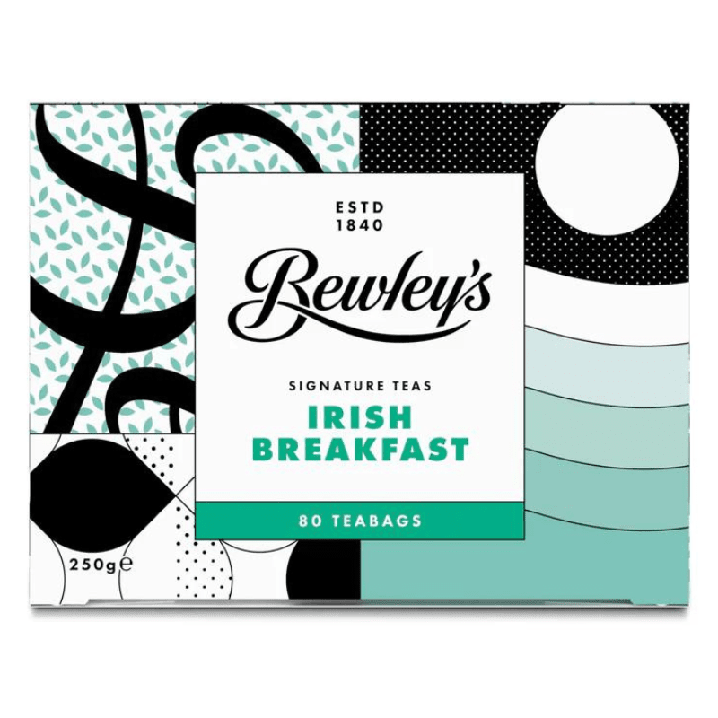 Bewley's Irish Breakfast 80 Tea Bags 250g 8.8 oz Supermarket Italy 