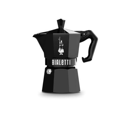 Bialetti Black Moka 3-Cup Stovetop Coffee Maker Coffee Bialetti 