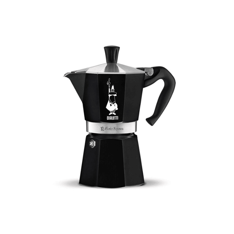 Bialetti Black Moka 6-Cup Stovetop Coffee Maker Coffee Bialetti 