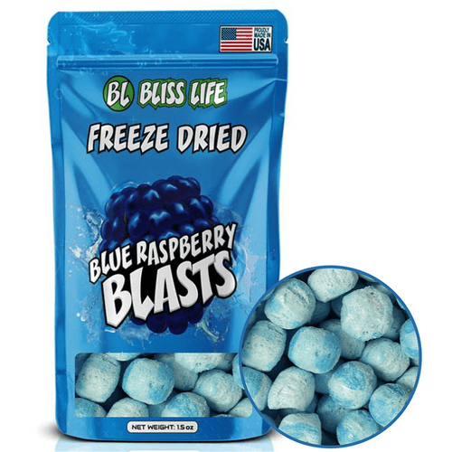 Bliss Life Freeze Dried Blue Raspberry Blasts, 1.5 oz.