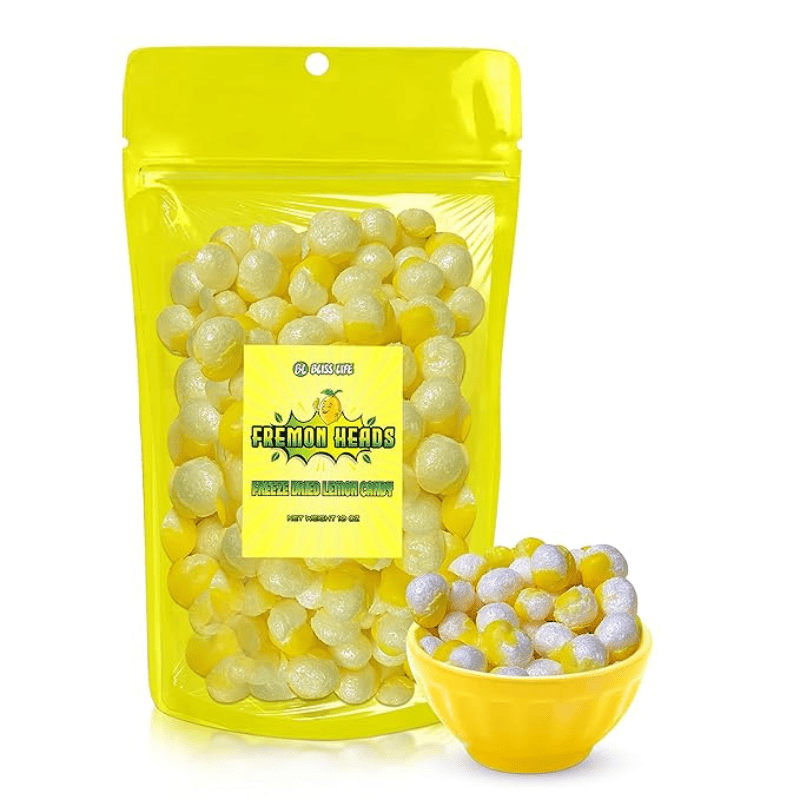 Bliss Life Fremon Heads Lemon Candy, 10 oz Sweets & Snacks Bliss Life 