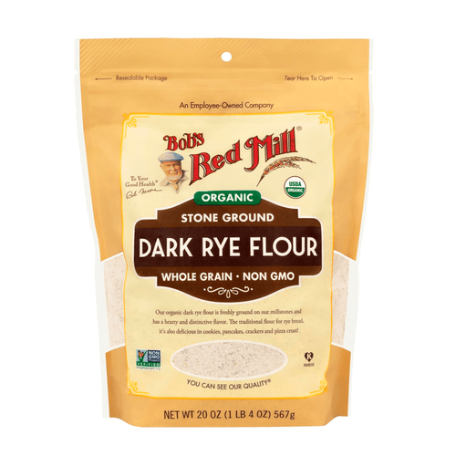 Bob’s Red Mill Organic Dark Rye Flour, 20 oz [Best Before: 11/22/2026] Pantry Bob's Red Mill 