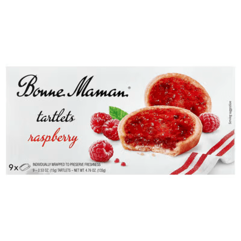 Bonne Maman Raspberry Tartlets, 4 oz Sweets & Snacks Bonne Maman 