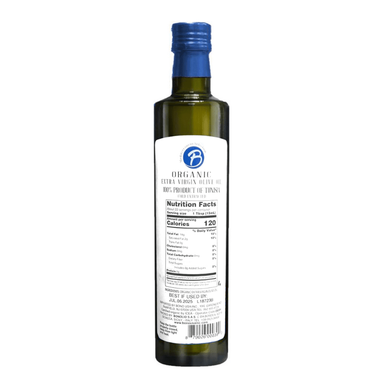 Bono Mediterranean Selection B Organic Extra Virgin Olive Oil, 16.9 oz Oil & Vinegar Bono 