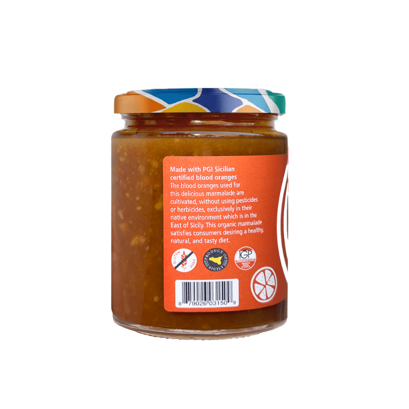 Bono Sicilian Blood Orange Organic Marmalade, 12.4 oz Pantry Bono 