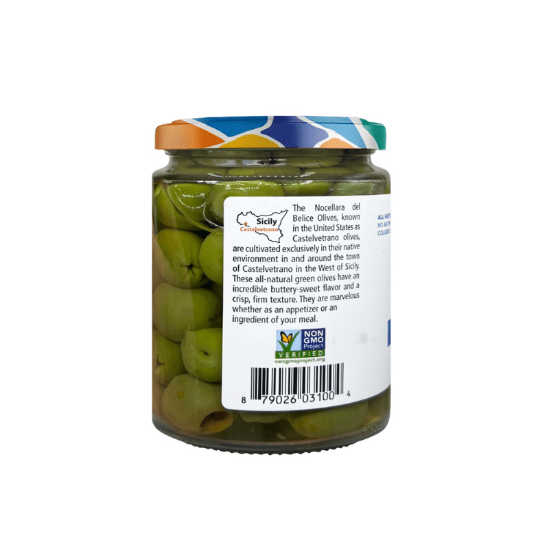 Bono Sicilian Castelvetrano Pitted Green Olives, 5.3 oz Olives & Capers Bono 