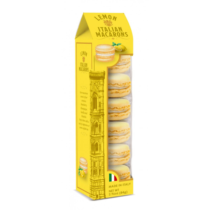 Borgo de’ Medici Lemon Macarons, 3.1 oz Sweets & Snacks Borgo de Medici 