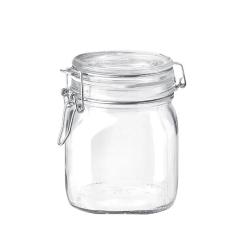 Bormioli Fido Rocco Swing Top Canning Jar, 25 oz (0.75L) Home & Kitchen Bormioli 