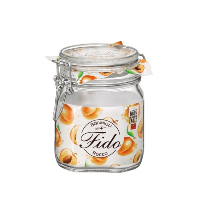 Bormioli Fido Rocco Swing Top Canning Jar, 25 oz (0.75L) Home & Kitchen Bormioli 