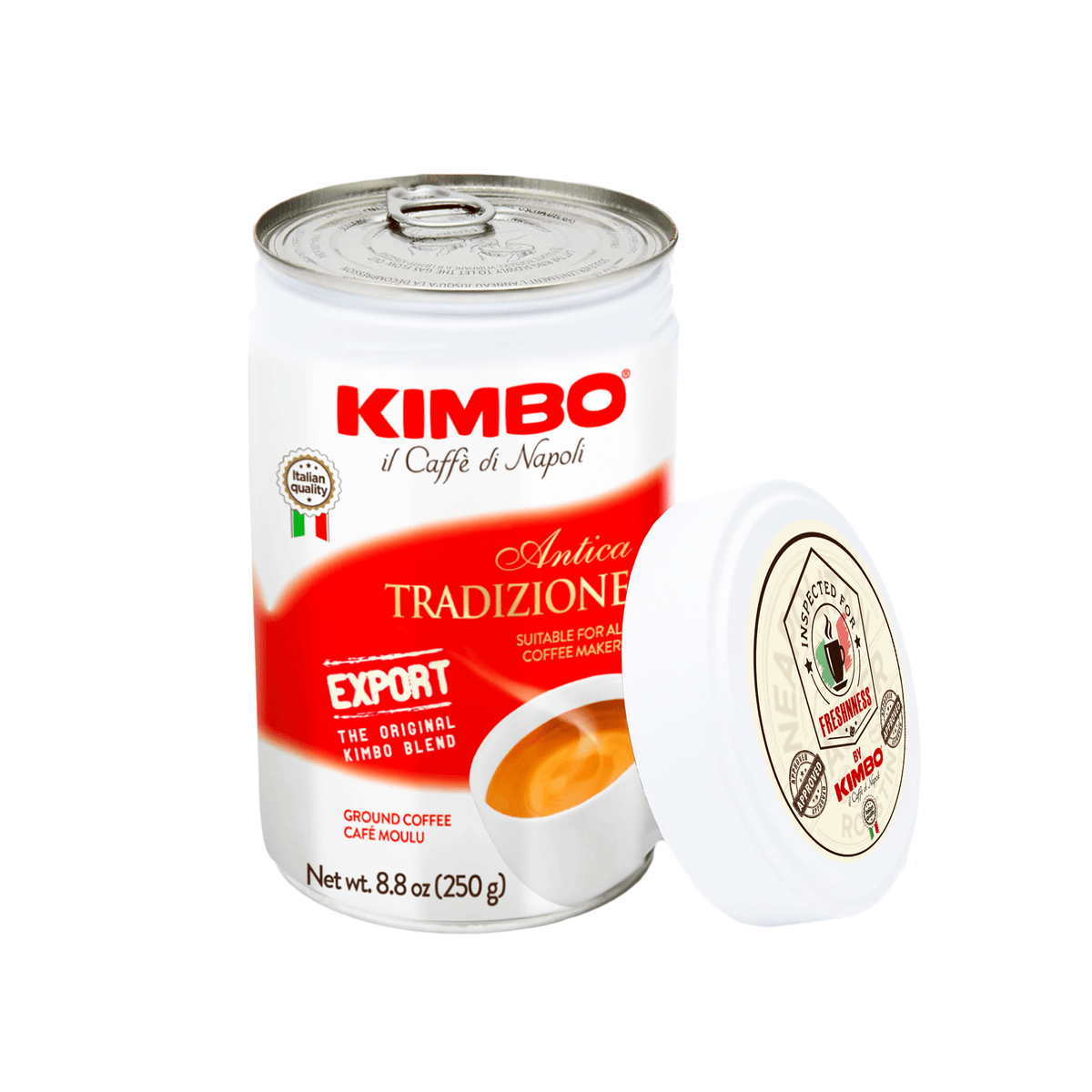 Caffe Kimbo Antica Tradizione Ground Coffee Can, 8.8oz