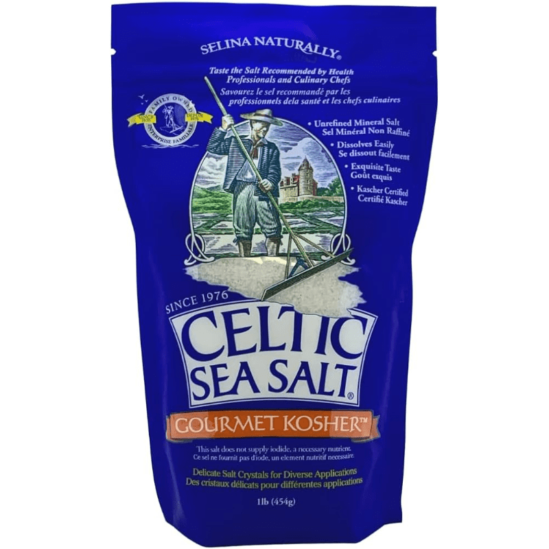 Celtic Sea Salt Gourmet Kosher Sea salt, 16 oz Pantry Celtic Sea Salt 