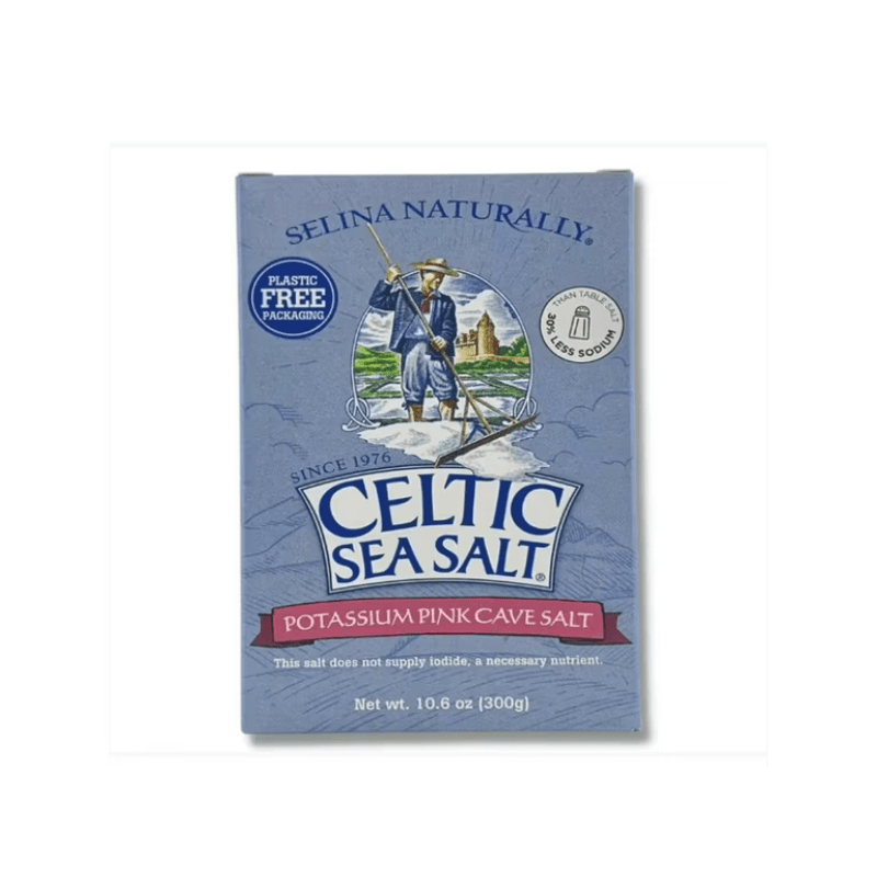 Calcic Salt Celtic Sea Salt Potassium Pink Cave Salt, 10.6 oz | Supermarket Italy