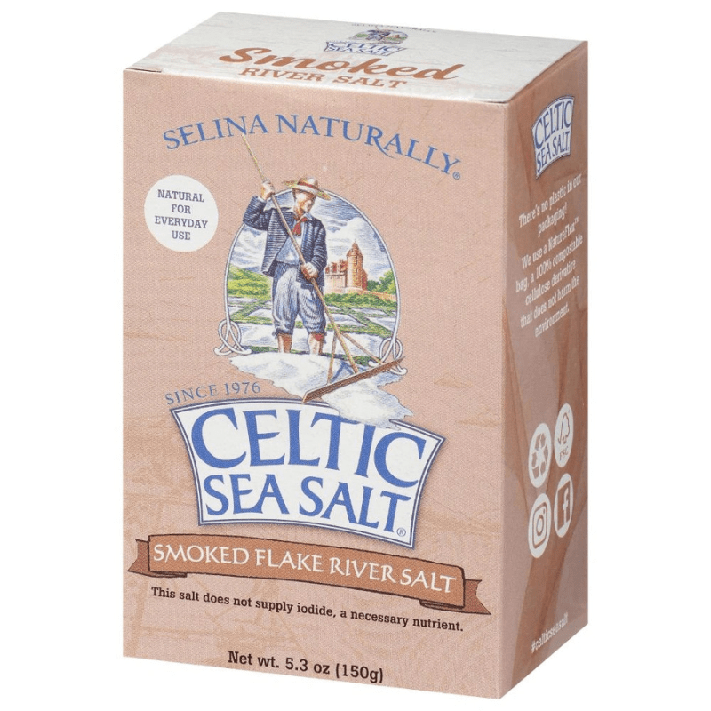 Celtic Sea Salt Smoked Flake River Sea Salt, 5.3 oz Pantry Celtic Sea Salt 